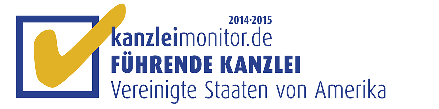 kanzleimonitor.de 2015 - Führend USA