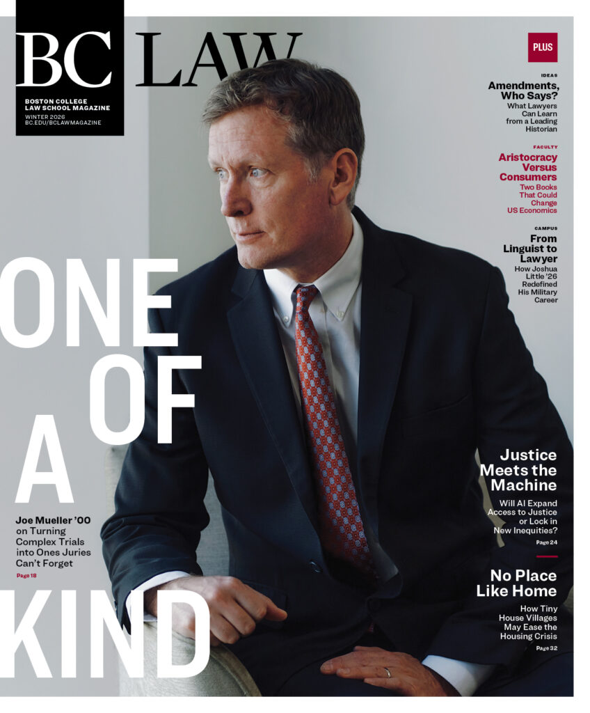 BC Law Mag Cover_Joe Mueller